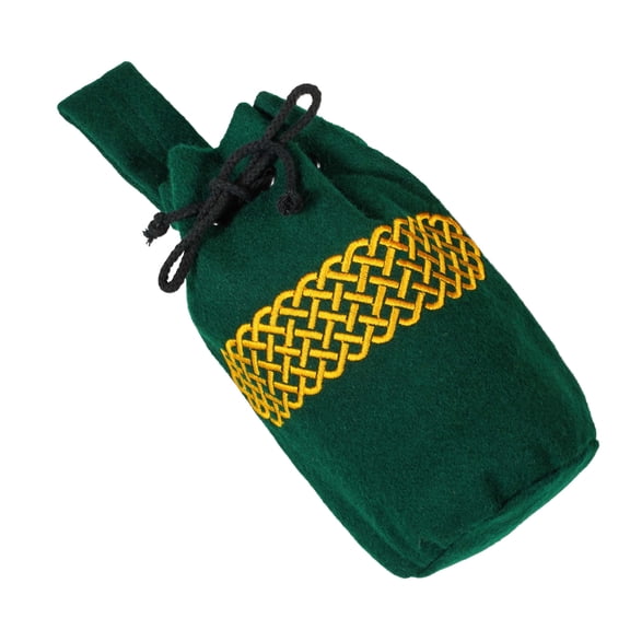Mythrojan Medieval Viking Woolen Belt Pouch Costume Accessories with Drawstring Portable Pouch (1)