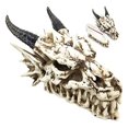 thumbnail image 1 of Myths and Fantasy Smoking Nostrils and Eyes Bone Skeletal Skeleton Dragon Skull Incense Aroma Burner Figurine Home Aromatherapy Decorative For Dragon Lovers Game of Thrones Enthusiasts, 1 of 7