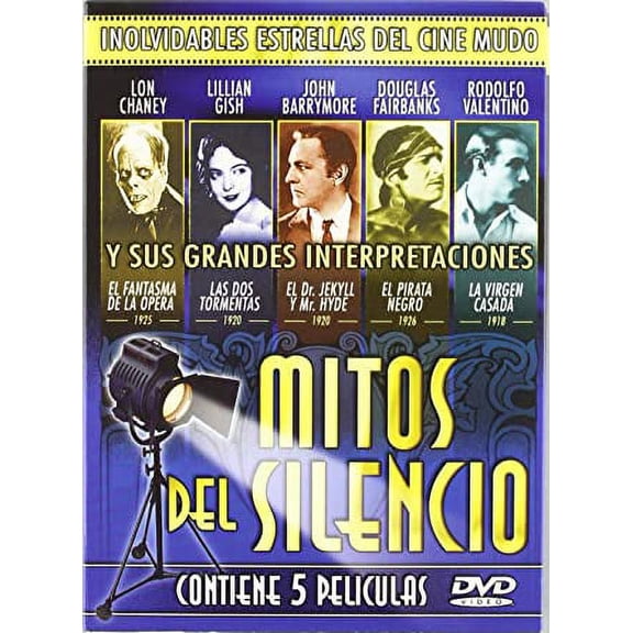 Myths of Silence - 5-DVD Box Set ( The Phantom of the Opera / Way Down East / Dr. Jekyll and Mr. Hyde / The Black Pirate / The Married Virgin ) [ NON-USA FORMAT, PAL, Reg.0 Import - Spain ]