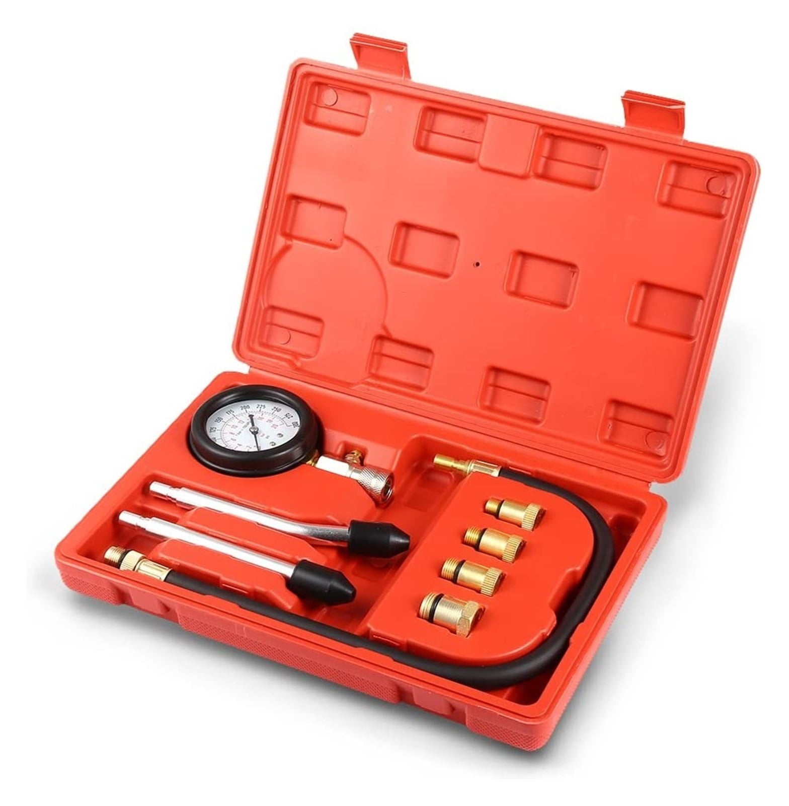 Mythtiger Gasoline Engine Compression Tester Car Pressure Gauge Tester Meter Auto Petrol Gas Engine Cylinder ,Corrosion Resistance