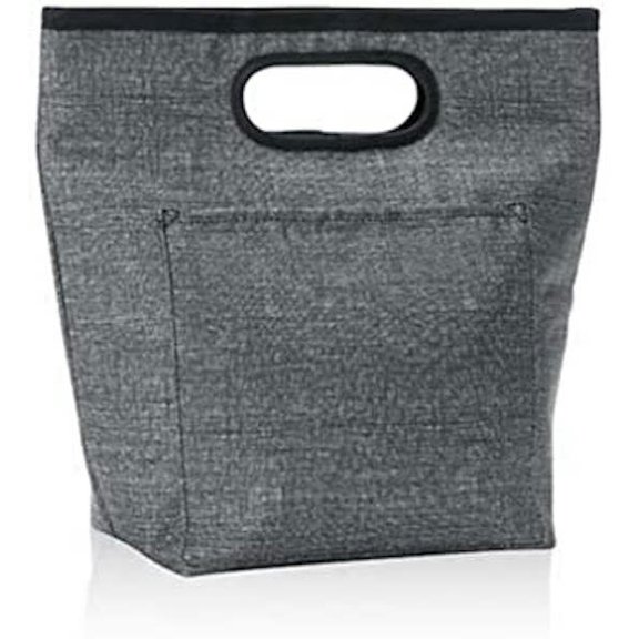 Mytopshop New Go To Thermal Picnic Lunch Storage Organizer Party Tote Bag In Charcoal Crosshat 31 Gift