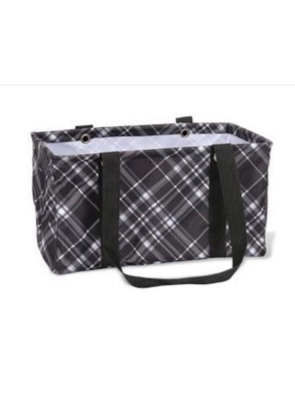 New Medium Utility Tote Storage Picnic Party Laundry Beach Organizer Bag 31 Gift In Pick Me Plaid