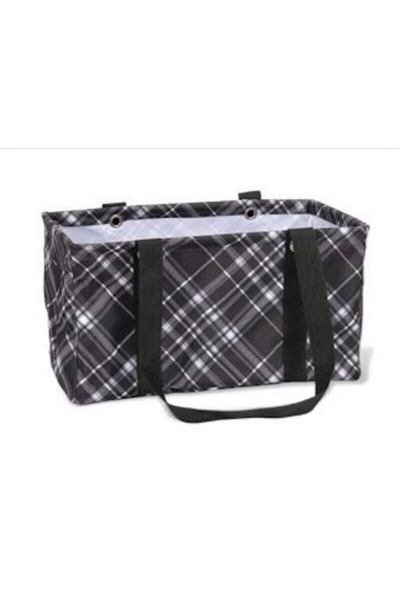 New Medium Utility Tote Storage Picnic Party Laundry Beach Organizer Bag 31 Gift In Pick Me Plaid