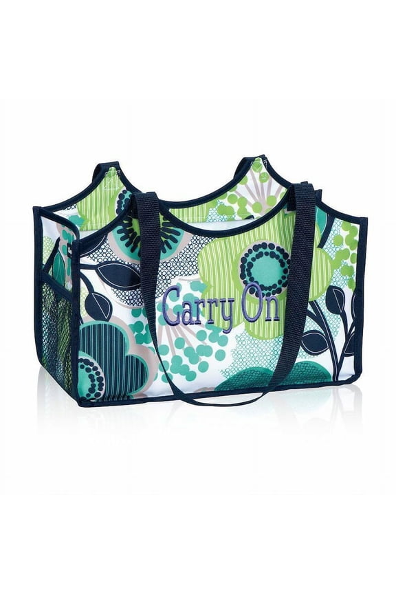 New Organizing Utility Keep it Tote Cosmetic Picnic Lunch Storage Bag 31 Gift In Fabulous Floral NO EMBROIDERY