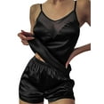 thumbnail image 1 of Mytrendy Women Sleepwear Lace Stitching Pajamas Set Shorts Nightwear Camisole Sets, 1 of 2