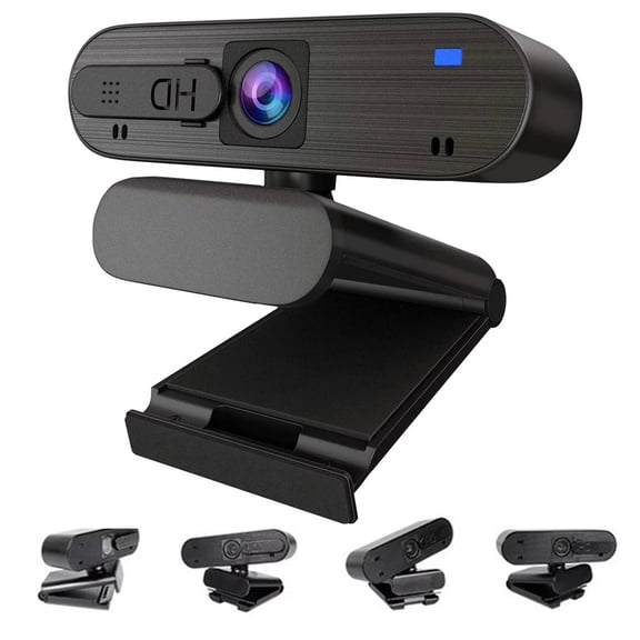 Mytrix H703 AutoFocus Full HD 1080P PC USB Webcam with Privacy Protector, Dual Noise Canceling Microphone for Conferencing and video calling, Plug and Play, Compatible for Windows, MAC, Skype, Zoom