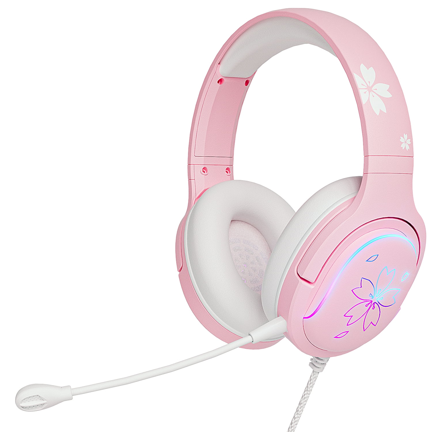 Mytrix Sakura Pink RGB Gaming Headset Cherry Palestine Ubuy
