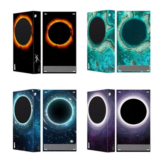 Mytrix Whole Body Protective Skin for Xbox Series S Gaming Console, Durable Vinyl Decal Style Easy Apply Skin Wrap Stickers for Xbox - Galaxy Black Hole