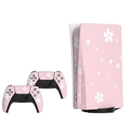 Mytrix Whole Body Protective Skin for PS5 Console, Durable Vinyl Decal Easy Apply Style Wrap Stickers for PS5 - Sakura