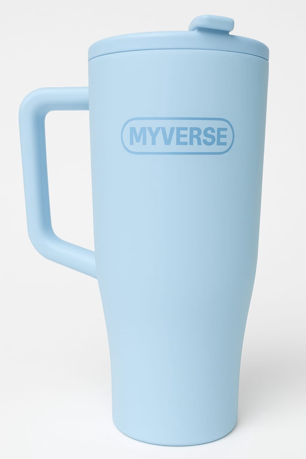 Myverse 40 oz Tumbler with Handle and Straw Lid, 100% Leakproof Stainless Steel Vacuum Insulated Cup Travel Coffee Mug Water Bottle, Car Cup Holder, Rubber Base, Gifts for Women Men