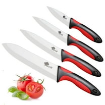 Myvit Ceramic Knives Set for Kitchen Rustproof Blade with Covers.6",5",4",3" in Paring Knife