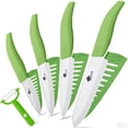 thumbnail image 1 of MYVIT 4-Pack Paring Knife Set with Covers,Rustproof Ceramic Utility Fruit Vegetable Chef Knife Slicing Cutting Meat Cooking Tool, 1 of 7