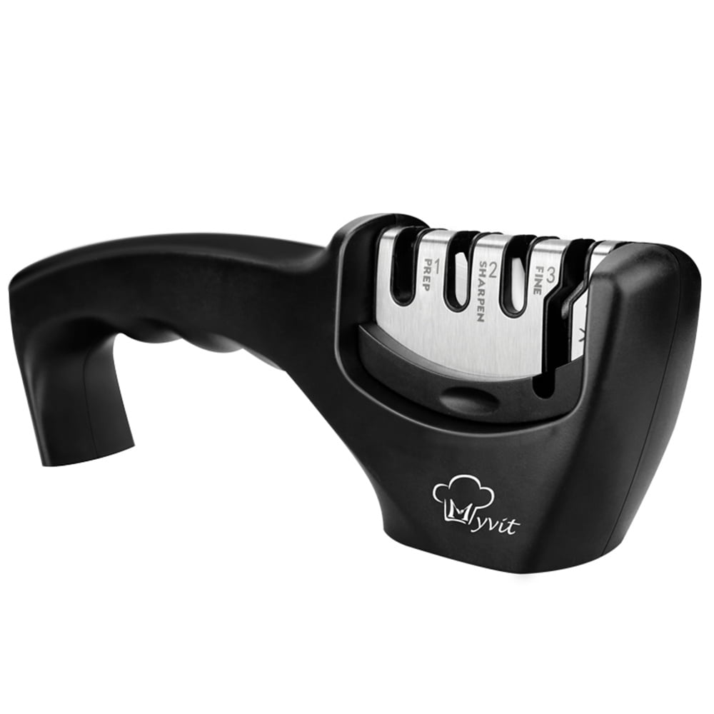 Myvit Knife Sharpener 4Stage Manual Kitchen Chef Knives Grinder
