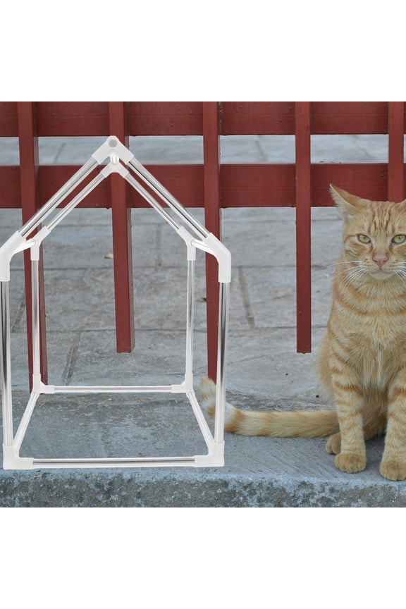 Portable Outdoor Indoor Dog Shelter DIY Small House Frame for Puppies