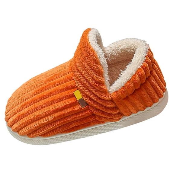 Mzoazpie Slippers for Women Home Soft Solid Color Warm Comfy House Winter Thick US Size 6