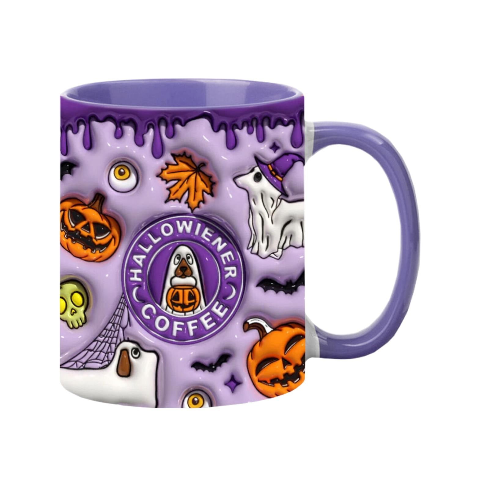 Mzwoshinx Insulated Travel Mugs for Hot and Cold Drinks Pumpkin Coffee