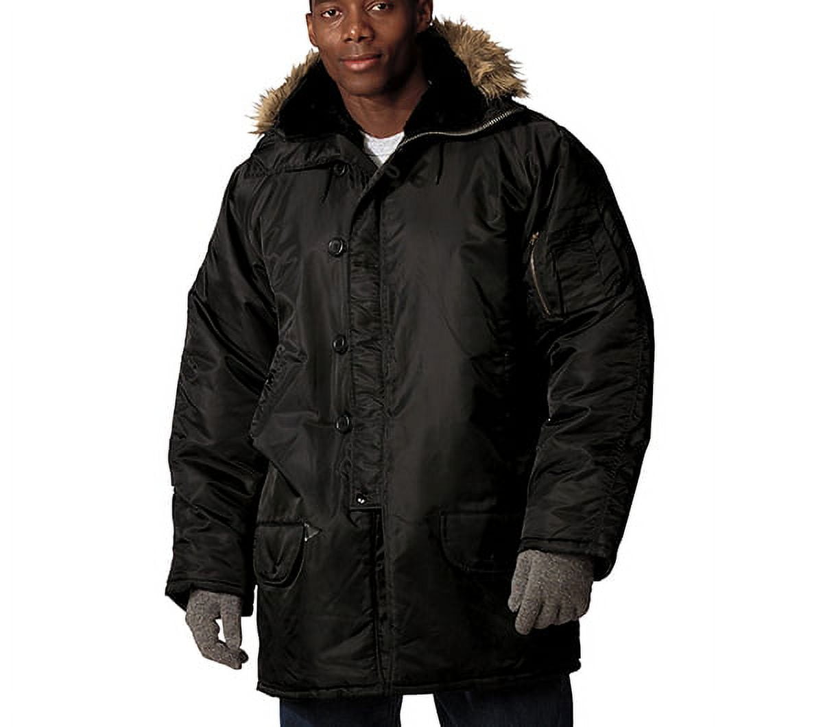 N3B Snorkel Parka Flight Jacket, Black, 3XL