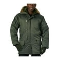 thumbnail image 1 of N-3B Snorkel Parka Flight Jacket, Sage, 2XL, 1 of 3
