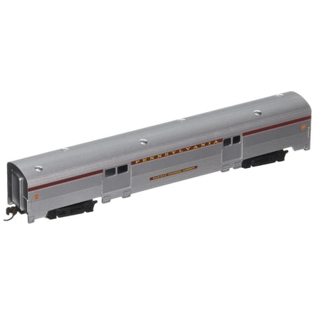 Bachmann-72' Fluted-Side Baggage Car - Ready to Run -- Pennsylvania Railroad - N