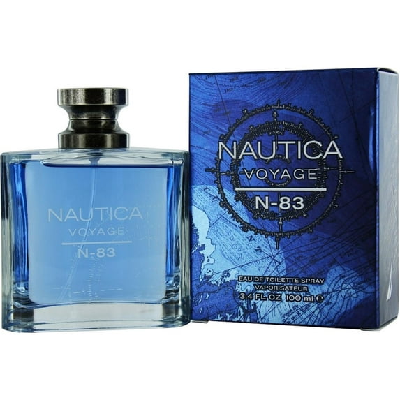 N-83 By Nautica Voyage Eau de Toilette Spray For Men 3.4 oz (Pack of 4)