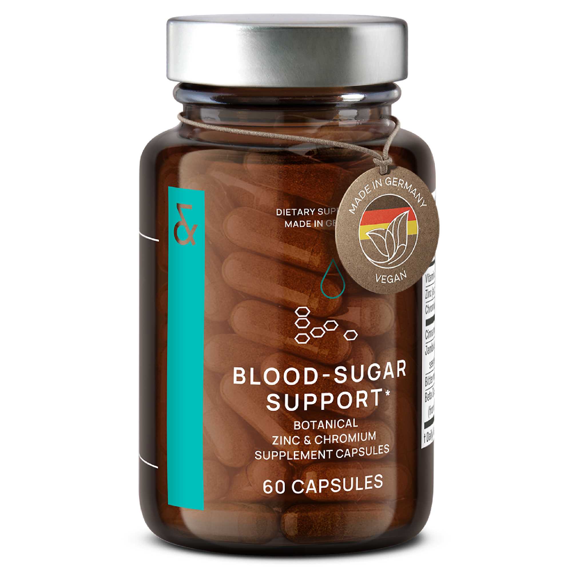 N°9 Sugar FIX Blood Sugar Control Supplement Cinnamon Capsules with Bitter Melon, Beta