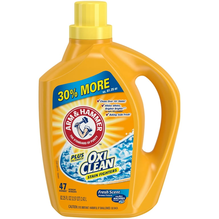 Arm Hammer Plus OxiClean Fresh Scent HE Liquid Laundry, 44 OFF