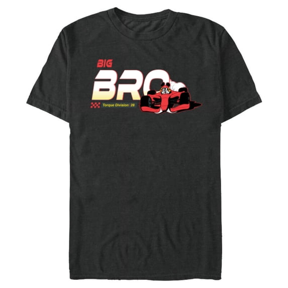 Disney Racing Big Bro Family Trip Race Car Vacation Matching - Short Sleeve Blended T-Shirt for Adults - Customized-Dark Heather