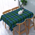 thumbnail image 1 of “N/A” Tablecloth Rectangle Scottish Clan Logan Tartan Plaid Polyester Fabric Table Cloth, Water Resistant & Wrinkle Free Table Cover for Kitchen and Dining Room Tabletop 54"x72" (4-6 Seats), 1 of 8
