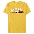 thumbnail image 1 of Disney Racing Mom Family Trip Race Car Vacation Matching - Short Sleeve Blended T-Shirt for Adults - Customized-Yellow, 1 of 5