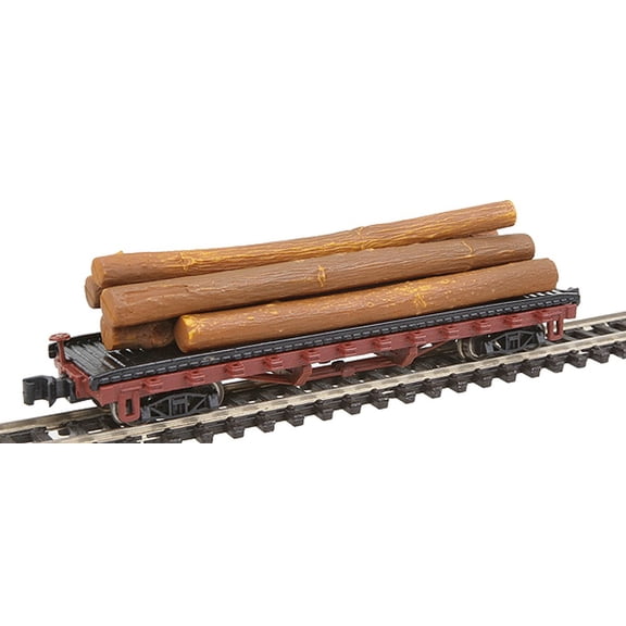 Bachmann - ACF 40' Log Car -- 1906-1935 Version - N