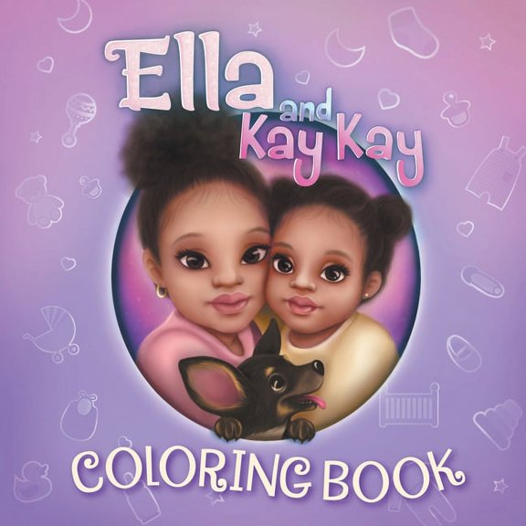 Ella and Kay Kay Coloring Book, (Paperback)