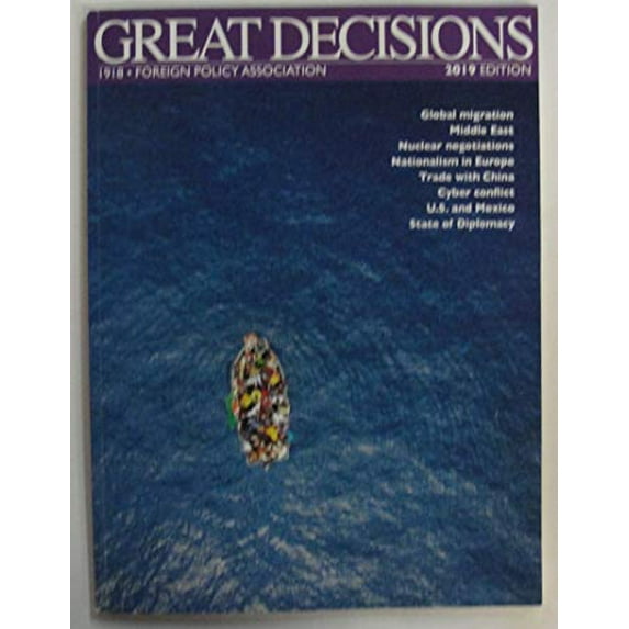 Pre-Owned Great Decisions 2019 Paperback