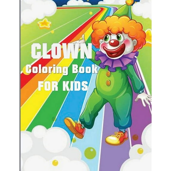 Clown Coloring Book, (Paperback)