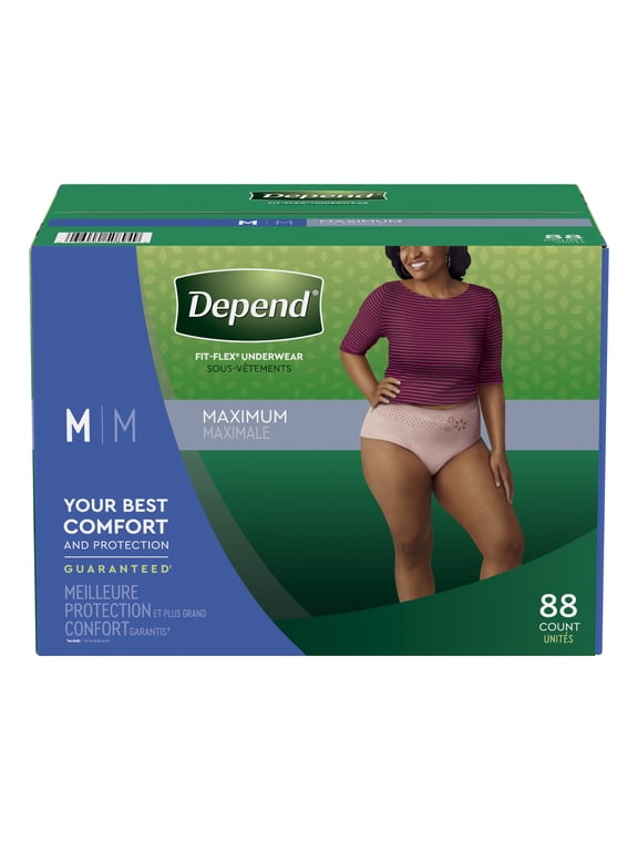 Fit-Flex Underwear for Women Size Medium 88 ct
