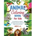 thumbnail image 1 of Animal Coloring Book for Kids: Fun Activity for Children Including Unicorns, Dinosaurs, Dogs, Cats, and More (Ages 2-4), (Paperback), 1 of 1