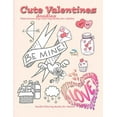 thumbnail image 1 of Cute Valentines doodles valentines day coloring books for adults: Doodle coloring books for adults, (Paperback), 1 of 1