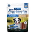 thumbnail image 1 of N-Bone Jumbo Puppy Teething Sticks,Dog Chews for Medium & Large Breed Puppies, Relieves Teething Pain & Protects Baby Teeth, Rawhide Free, Made in Texas, Peanut Butter Flavor, 7 Count (7.28 oz), 1 of 15