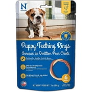 N-Bone Puppy Teething Ring, Dried Chews for Dogs, Chicken Flavor, 6-count, 7.2 oz