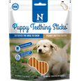 thumbnail image 1 of N-Bone Puppy Teething Sticks, Dried Chew Sticks for Puppy Dogs,  Peanut Butter Flavor, 3.74 oz, for Small Dogs, Natural Alternative to Plastic Chew Toys, Made in USA, 1 of 15