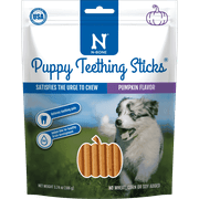 N-Bone Puppy Teething Sticks, Dried Chew Sticks, Pumpkin Flavor, 3.74 Oz