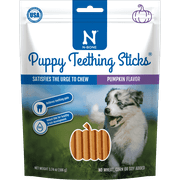 N-Bone Puppy Teething Sticks, Dried Chew Sticks, Pumpkin Flavor, 3.74 Oz