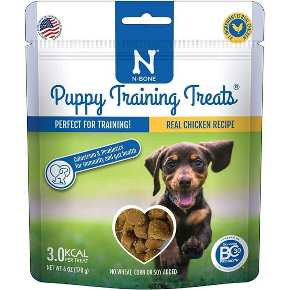 N-Bone Puppy Training Treats Real Chicken Recipe [Dog, Treats Packaged] 6 oz