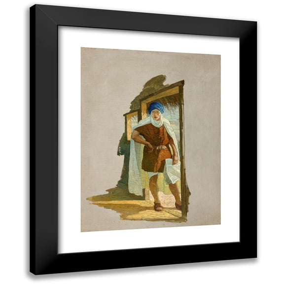 N. C. Wyeth 11x14 Black Modern Framed Museum Art Print Titled - The Return of the Four (1915)