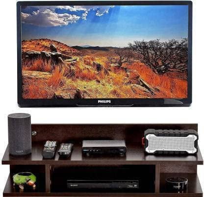 A N CRAFT Wall Tv Set up Box Stand MDF Wall Tv Entertainment Unit Set ...