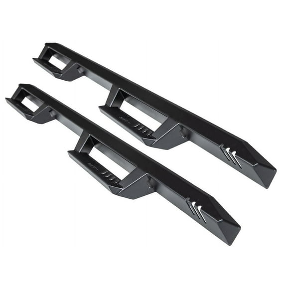 N-Fab by RealTruck EpYx Steps | Cab Length, Steel, Textured Black | EXD20MC-TX | Compatible with 2019-2024 Ram 2500/3500 (New Body Style) Mega Cab All Beds, SRW/DRW Gas/Diesel