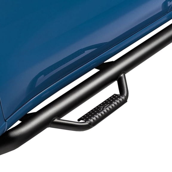 N-Fab Nerf Steps | Textured Black, Cab Length | N1678CC-TX | Fits 2016-2023 Nissan Titan / Titan XD Crew Cab All Beds, SRW Gas / Diesel