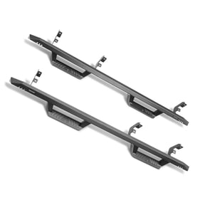 N-Fab by RealTruck EpYx Steps | Cab Length, Steel, Textured Black | EXF15CC-TX | Compatible with 2015-2024 Ford F-150, 2022-2023 Lightning, 2018-2023 Raptor, 2017-2023 F250/F350/F450 SuperCrew