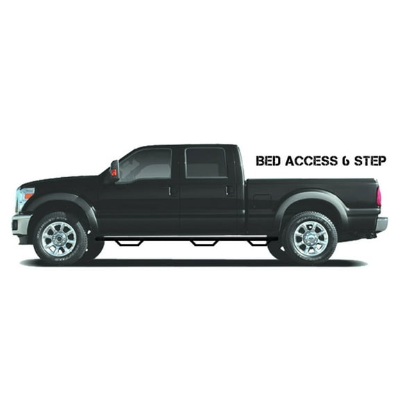 N-Fab F15107CC-6-TX Wheel To Wheel Nerf Step Bar w/Bed Access Fits 15-20 F-150 Fits select: 2015-2017 FORD F150, 2019 FORD F150 SUPERCREW
