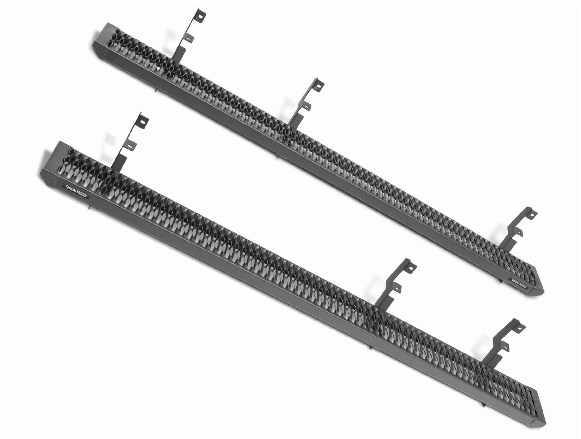 N-Fab Cab Length Textured Black Growler Steps Fit 15.5-18 Ram 1500 (Classic Model Only) Crew Cab