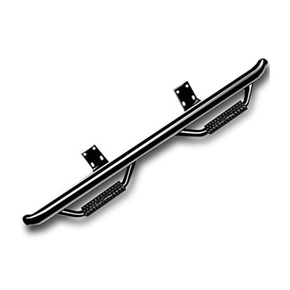 N-Fab Nerf Steps | Gloss Black, Cab Length | C1473QC | Fits 2014-2019 Chevrolet/GMC 1500 (Classic Model Only) Double Cab All Beds, SRW Gas
